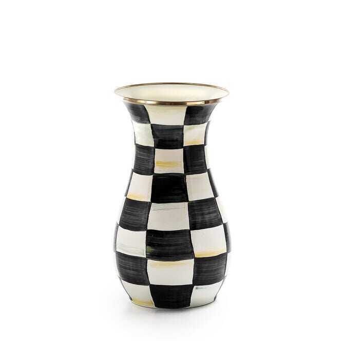 Enamel Tall Vase