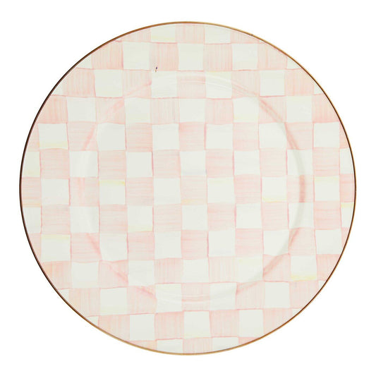 Mackenzie-Childs Rosy Check Serving Platter