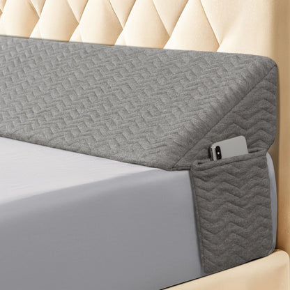Wedge-shaped headboard pillow, triangular wedge-shaped backrest cushion/mattress filling pillow