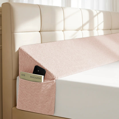 Wedge-shaped headboard pillow, triangular wedge-shaped backrest cushion/mattress filling pillow