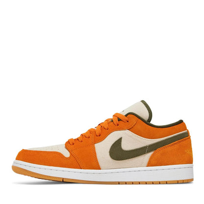 NIKE AIR JORDAN1 LOW OLIVE ORANGE