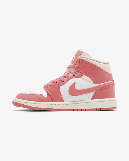 NIKE AIR JORDAN1 MID STRAWBERRIES AND CREAM WMNS