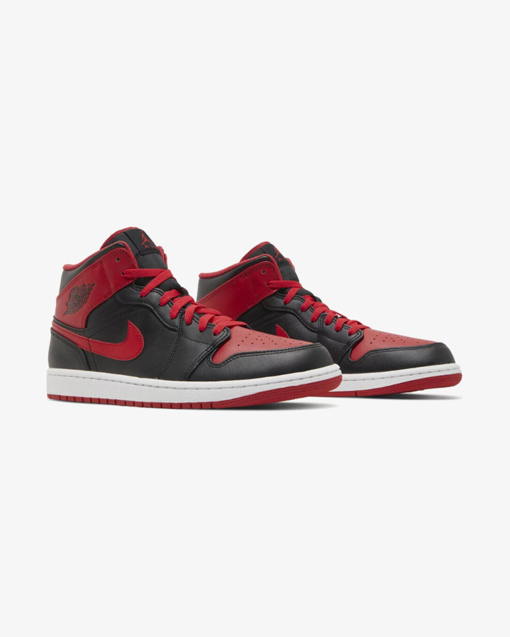 NIKE AIR JORDAN1 MID ALTERNATE BRED TOE 2022
