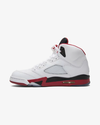 NIKE AIR JORDAN5 RETRO FIRE RED BLACK TONGUE WHITE 2013 (NEW)