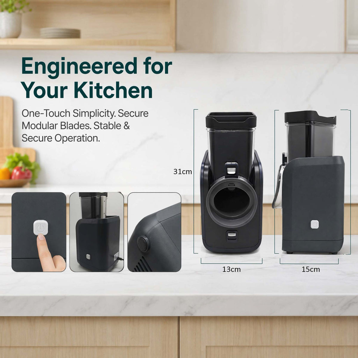 Multifunctional Electric Slicer/Shredder/Vegetable Cutter