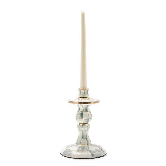 Enamel Dinner Candlestick Holder - Set of 4 pcs