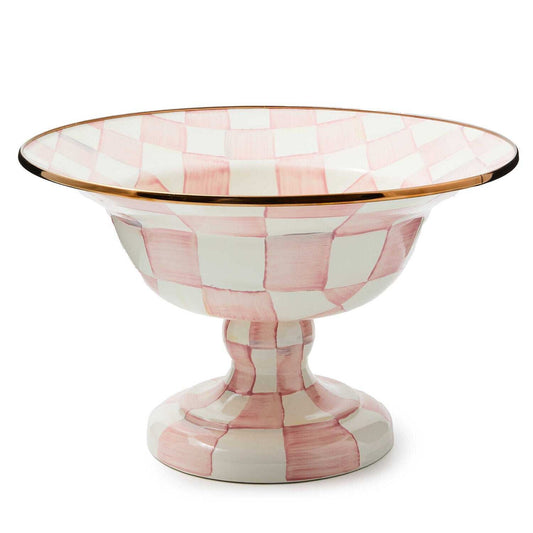 Rosy Check Large Compote by MacKenzie-Childs