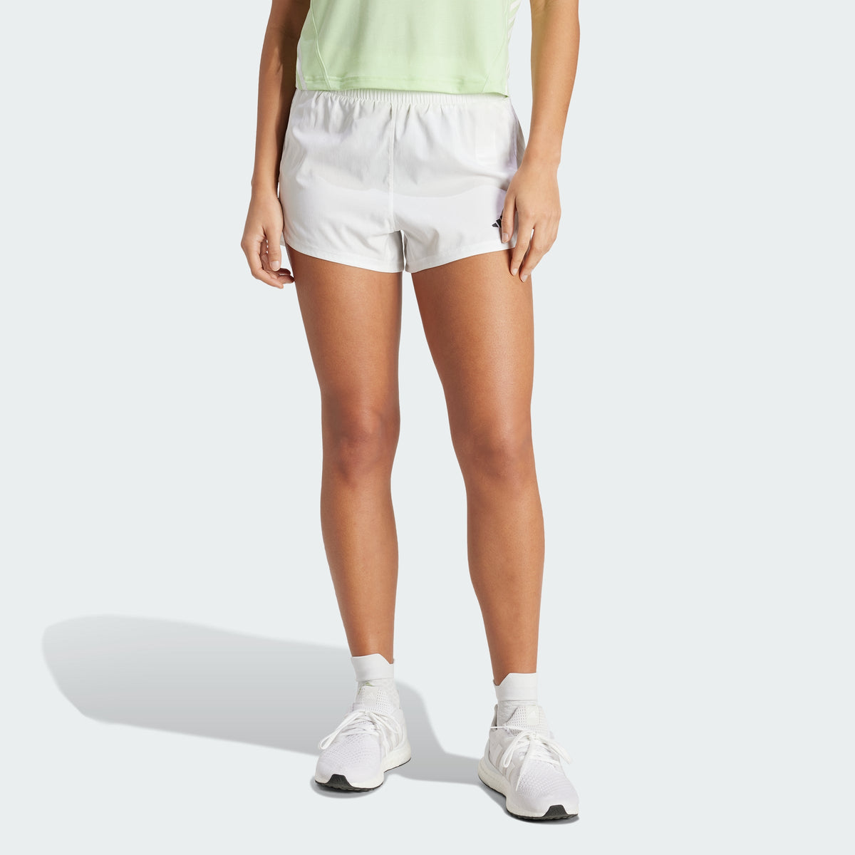 Women's adidas Pacer Training 3-Stripes Woven High-Rise Shorts