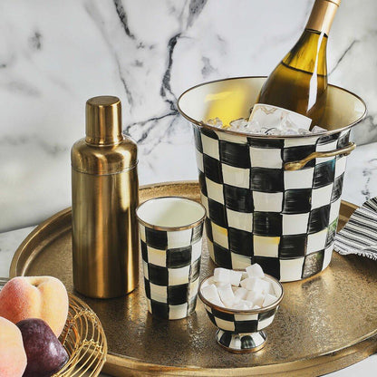 Courtly Check Design Enamel Wine Cooler