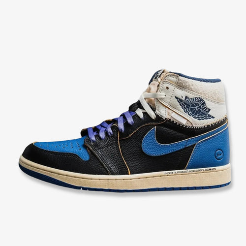 Air Jordan 1 Retro High OG x Fragment Design x Union LA 'Black / Sport Royal' (2026)