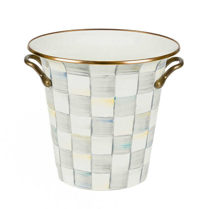 Sterling Check Enamel Design Wine Cooler