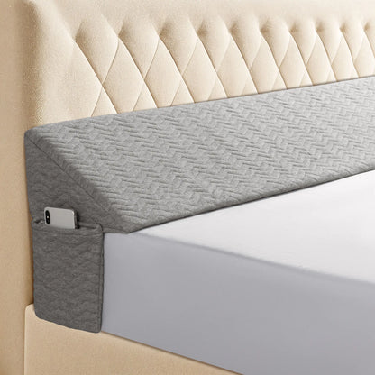 Wedge-shaped headboard pillow, triangular wedge-shaped backrest cushion/mattress filling pillow
