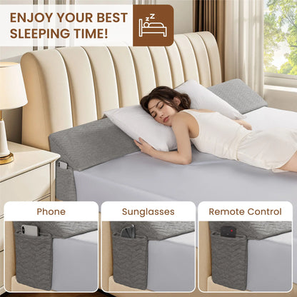 Wedge-shaped headboard pillow, triangular wedge-shaped backrest cushion/mattress filling pillow
