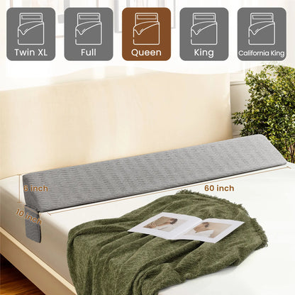 Wedge-shaped headboard pillow, triangular wedge-shaped backrest cushion/mattress filling pillow