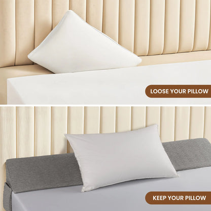 Wedge-shaped headboard pillow, triangular wedge-shaped backrest cushion/mattress filling pillow